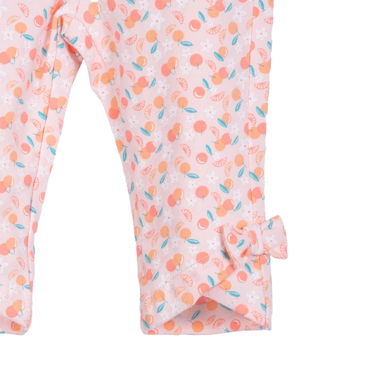 CALZA BEBE  NIÑA ELASTICADO ESTAMPADO FRUTAL DAMASCO PILLIN - 3
