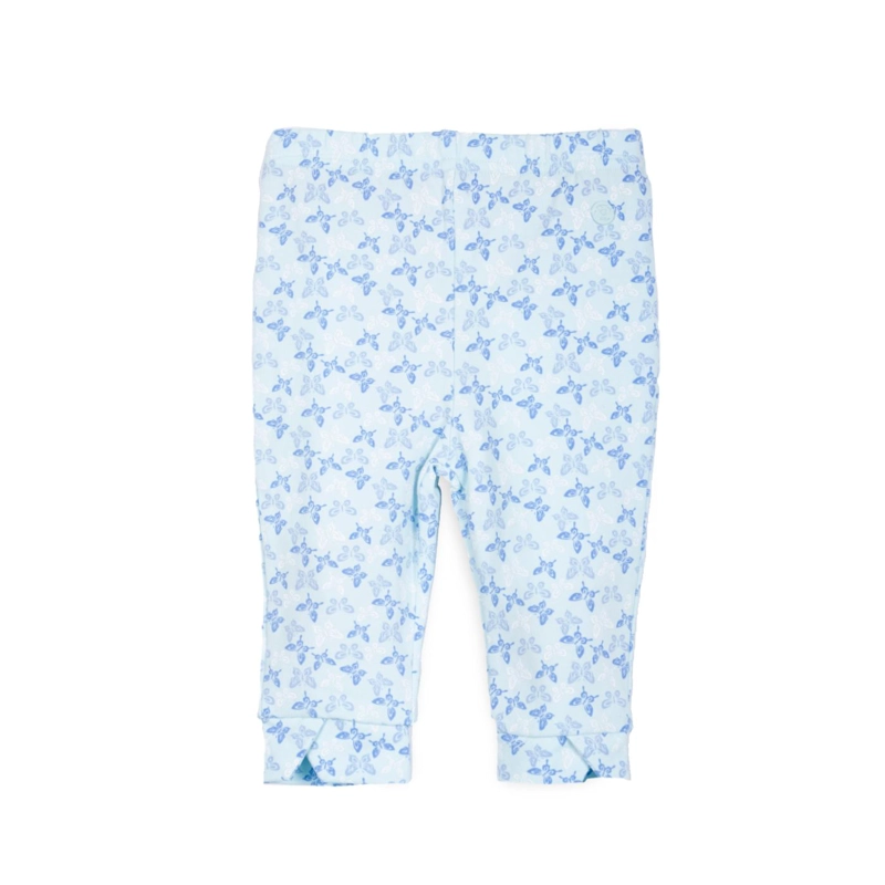 CALZA BEBE  NIÑA ESTAMPADO MARIPOSAS CELESTE PILLIN - 1