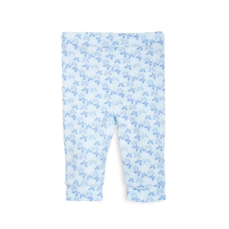 CALZA BEBE  NIÑA ESTAMPADO MARIPOSAS CELESTE PILLIN - 2
