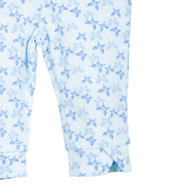 CALZA BEBE  NIÑA ESTAMPADO MARIPOSAS CELESTE PILLIN - 3