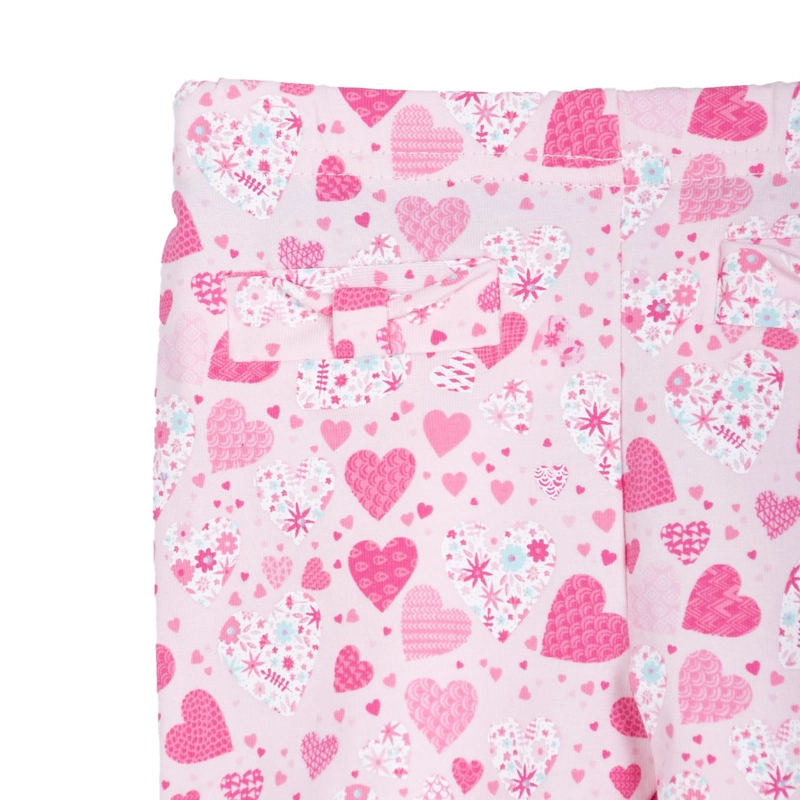 CALZA BEBE  NIÑA ESTAMPADO CORAZONES ROSADO PILLIN - 3