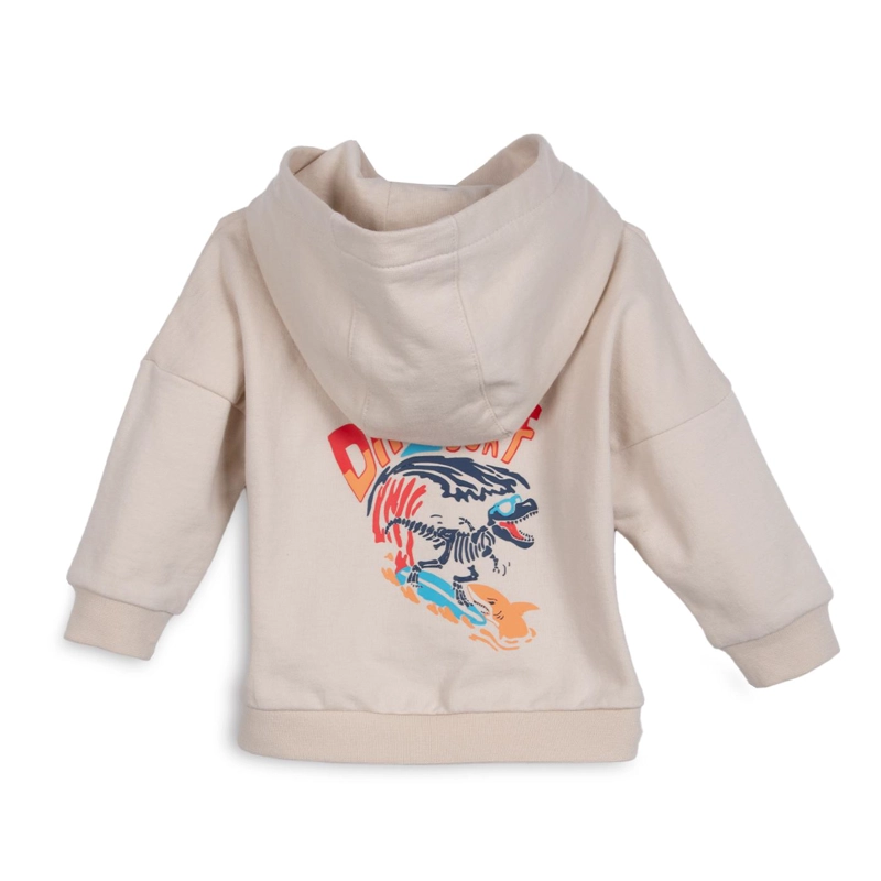 POLERON BEBE  NIÑO BROCHES ESTAMPADO DINOSAURIO ARENA PILLIN - 2