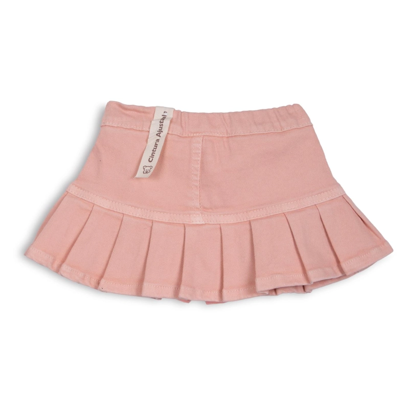 SHORT FALDA BEBE  NIÑA DENIM BOLSILLOS CORAL PILLIN - 2