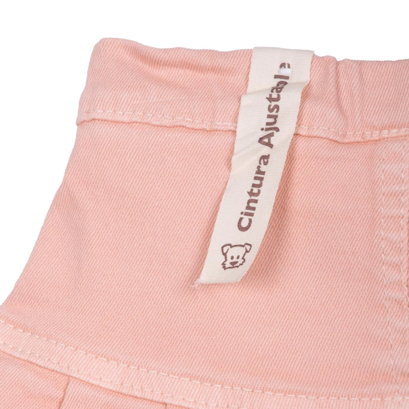 SHORT FALDA BEBE  NIÑA DENIM BOLSILLOS CORAL PILLIN - 4