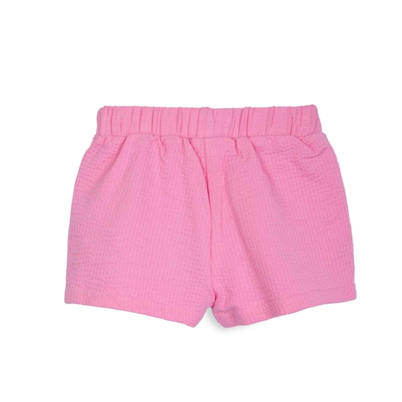 SHORT BEBE  NIÑA LISO CINTURA ELASTICADA FUCSIA PILLIN - 2