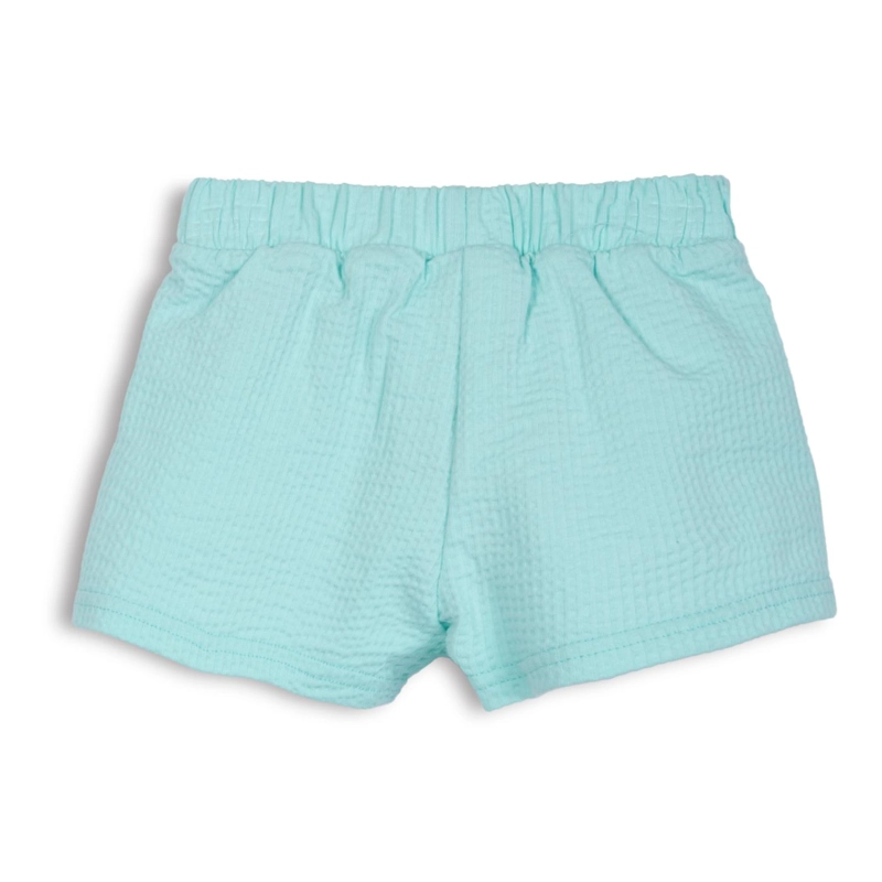 SHORT BEBE  NIÑA LISO CINTURA ELASTICADA AQUA PILLIN - 2