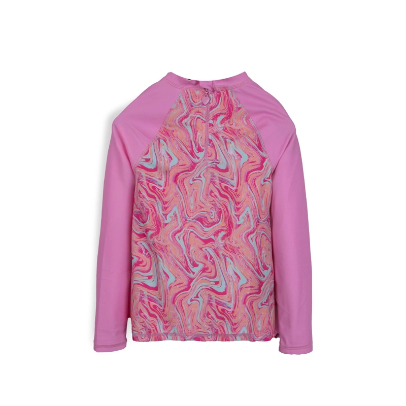 POLERA DE BAÑO NIÑA MANGA LARGA PROTECCION UV ROSADO PILLIN - 2