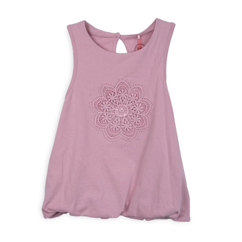 POLERA NIÑA SIN MANGAS PALO ROSA PILLIN - 1
