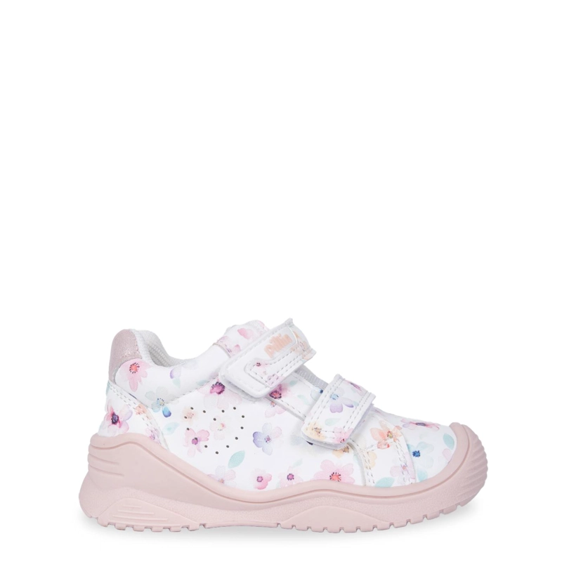 ZAPATILLA BEBE NIÑA DISEÑO MARIPOSAS Y FLORES BLANCO PILLIN - 2