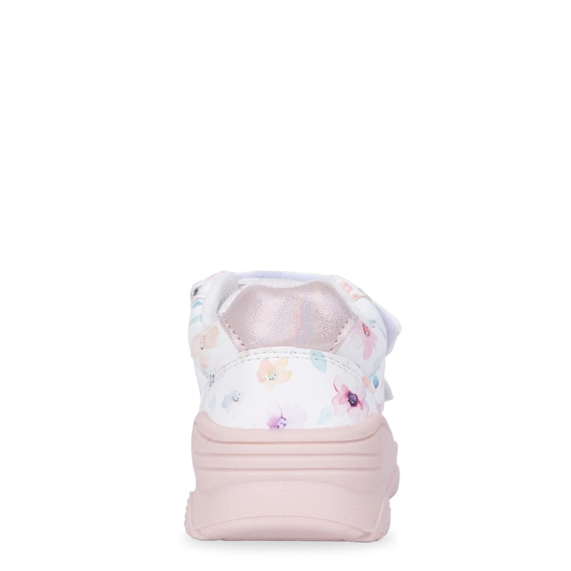 ZAPATILLA BEBE NIÑA DISEÑO MARIPOSAS Y FLORES BLANCO PILLIN - 4