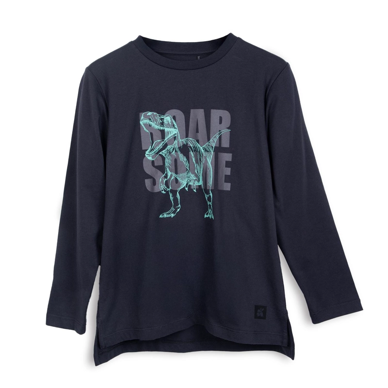 POLERA NIÑO MANGA LARGA ESTAMPADO DINOSAURIO MARENGO PILLIN - 1