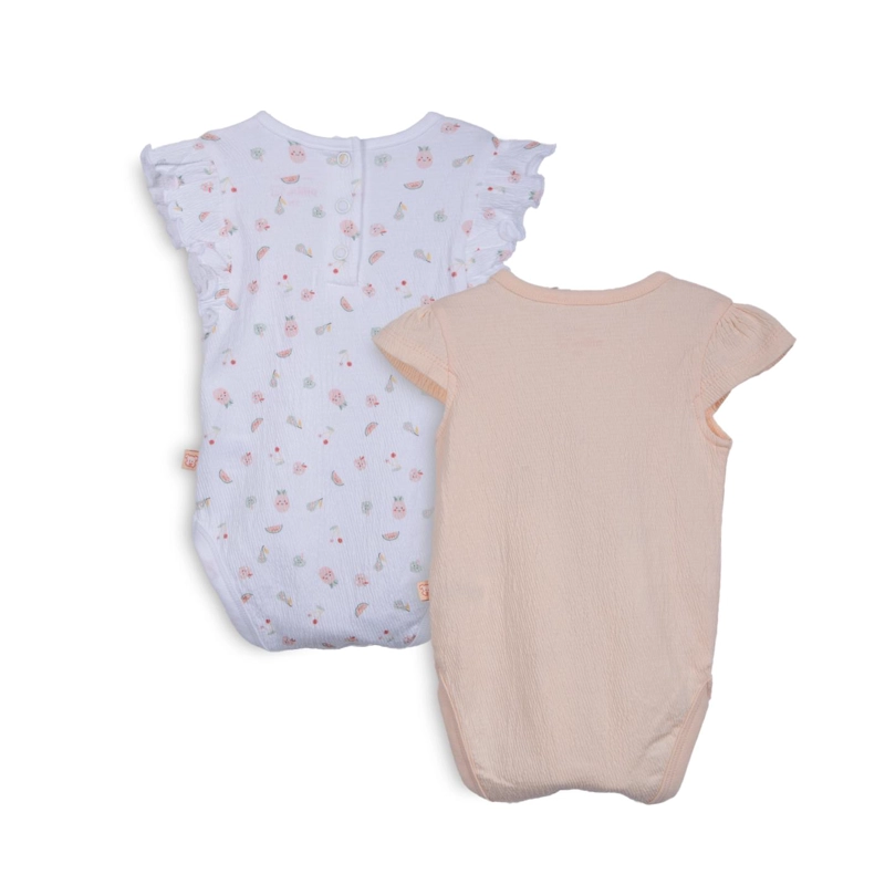 PACK DE 2 BODY RECIEN NACIDO NIÑA MANGA CORTA FRUTAL SURTIDO PILLIN - 2