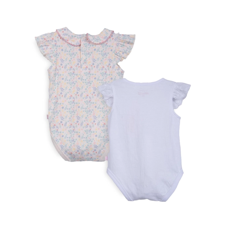 PACK DE 2 BODY RECIEN NACIDO NIÑA MANGA CORTA FLORAL SURTIDO PILLIN - 2