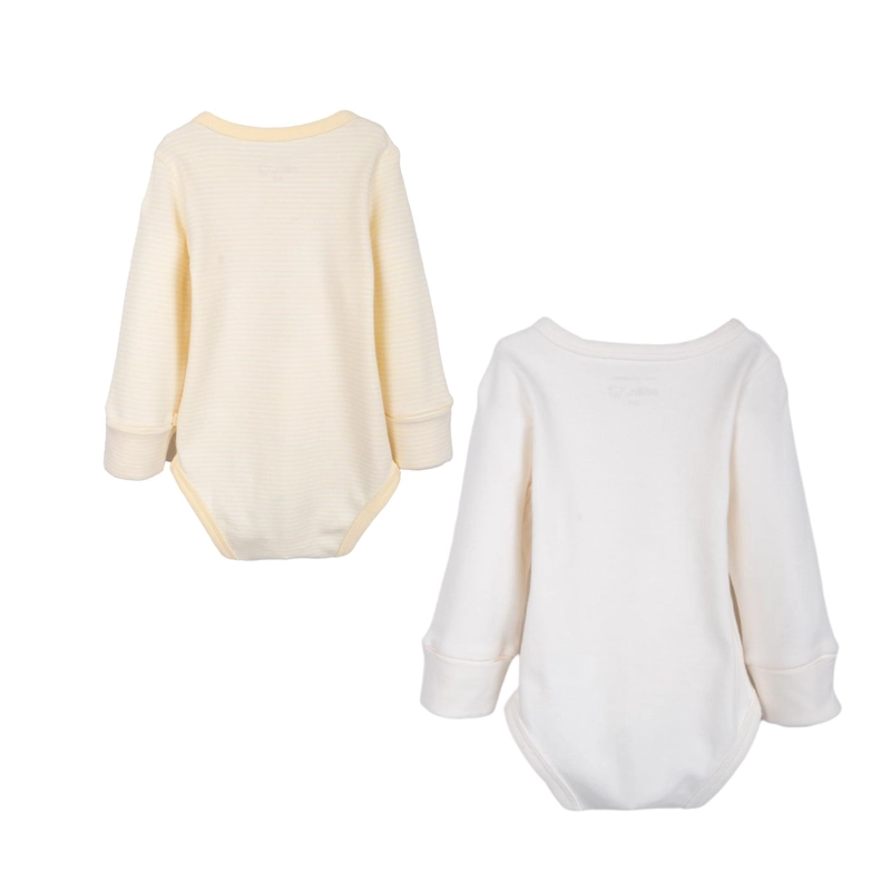 PACK 2 BODY RECIEN NACIDO UNISEX MANGA LARGA AMARILLO PILLIN - 2