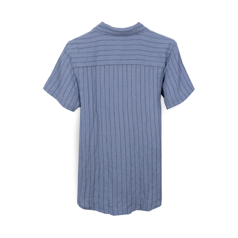 CAMISA NIÑO MANGA CORTA BOLSILLO DELANTERO AZUL PILLIN - 2