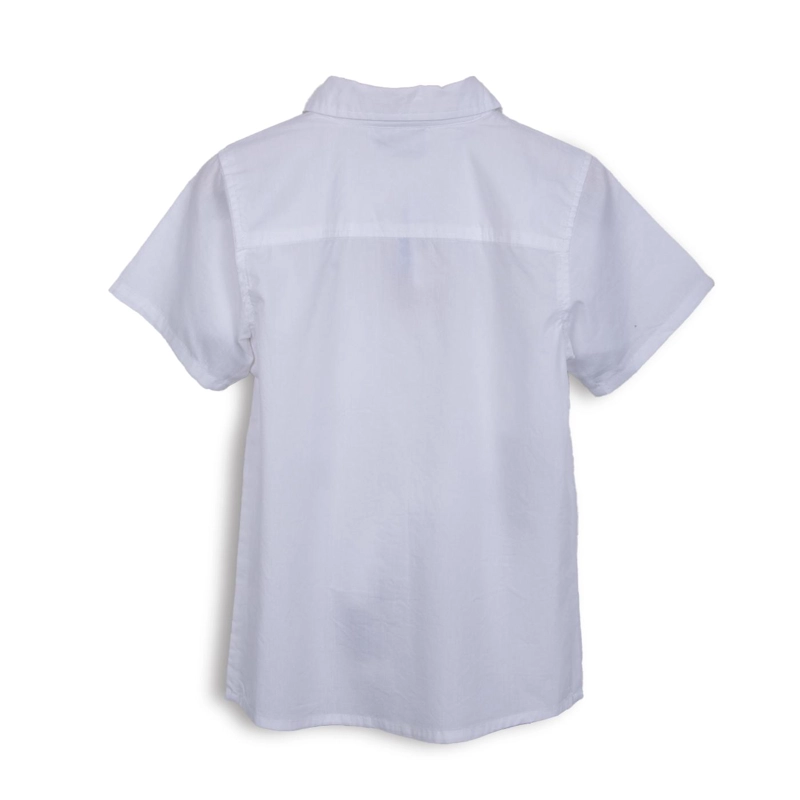 CAMISA NIÑO MANGA CORTA BLANCO PILLIN - 2