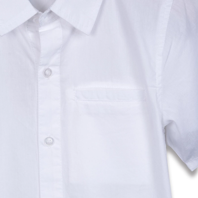 CAMISA NIÑO MANGA CORTA BLANCO PILLIN - 3