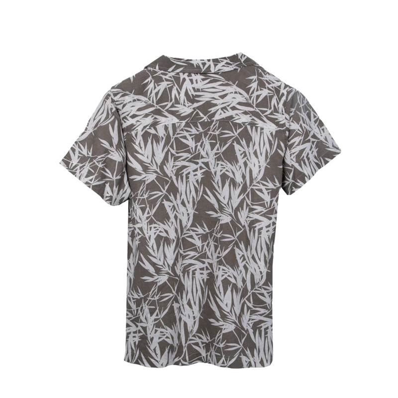 CAMISA NIÑO MANGA CORTA ESTAMPADO TROPICAL VERDE PILLIN - 2