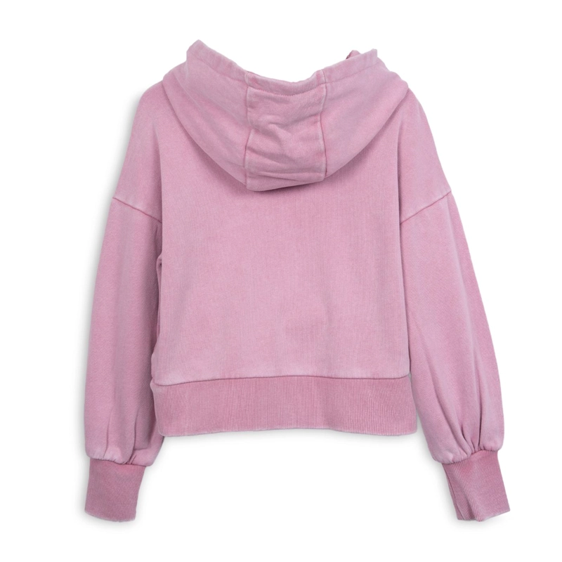 POLERON NIÑA CAPUCHA ESTAMPADO TIGRE ROSADO PILLIN - 2
