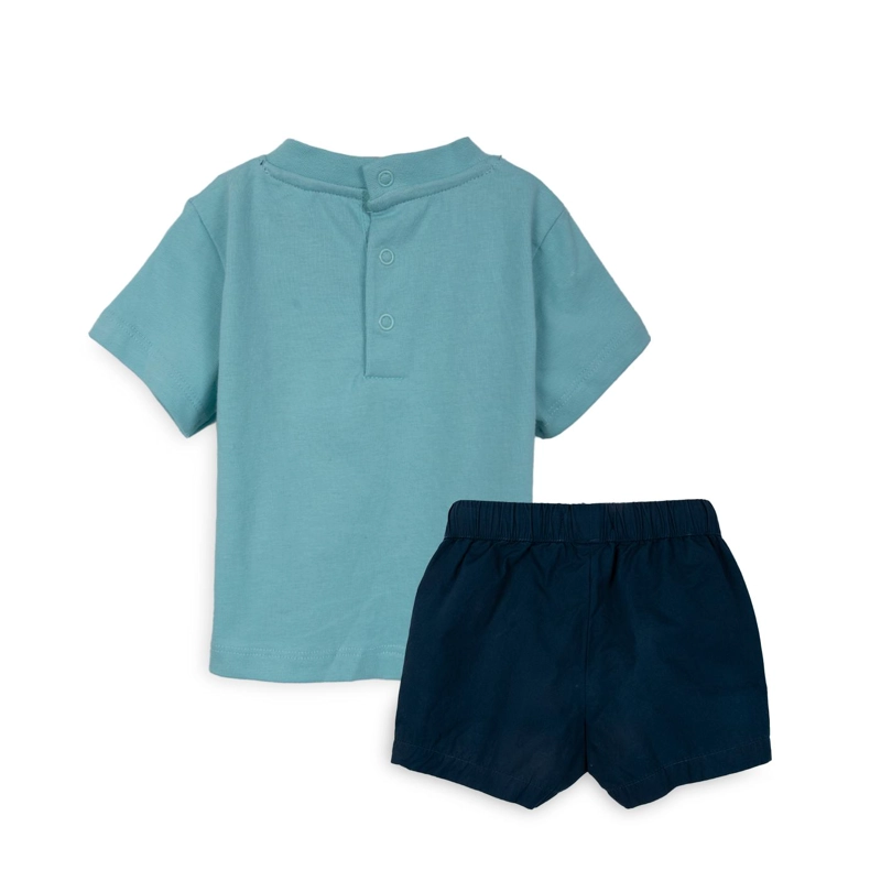 CONJUNTO BEBE NIÑO ESTAMPADO CELESTE PILLIN - 2