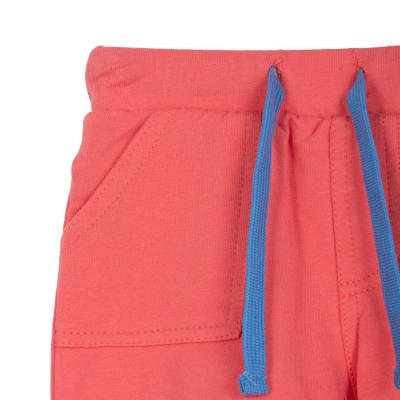 CONJUNTO BEBE NIÑO BOTONES CINTURA ELASTICADA TROPICAL AZUL PILLIN - 4