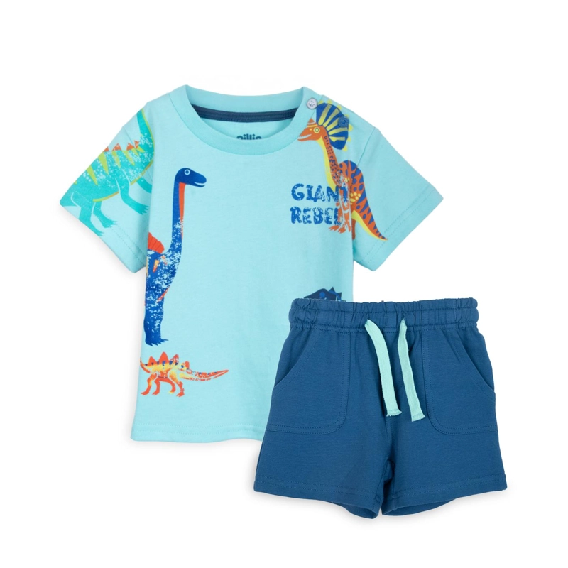 CONJUNTO BEBE NIÑO DINOSAURIO CALIPSO PILLIN - 1