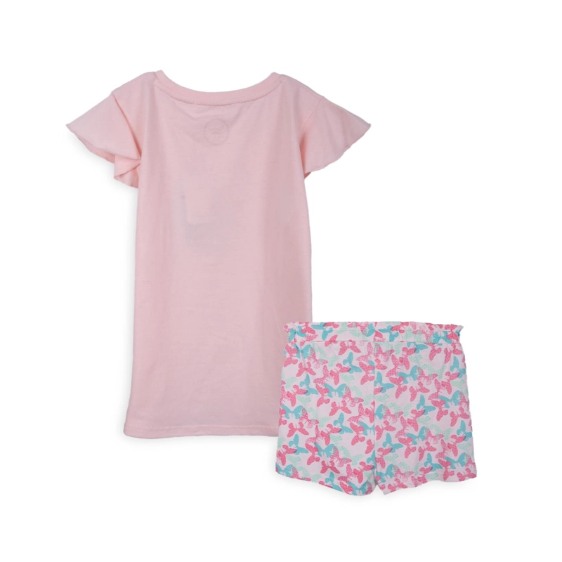 PIJAMA NIÑA MANGA CORTA ROSADO PILLIN - 2