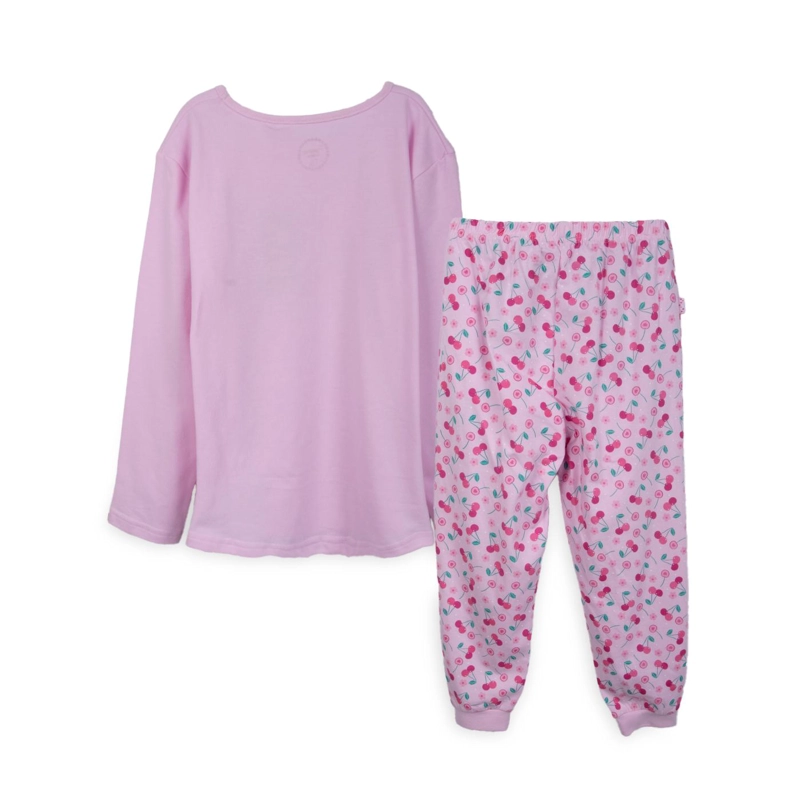 PIJAMA NIÑA MANGA LARGA ROSADO PILLIN - 2