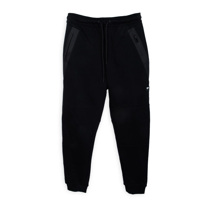 PANTALON BUZO NIÑO CIERRE BOLSILLOS NEGRO PILLIN - 1