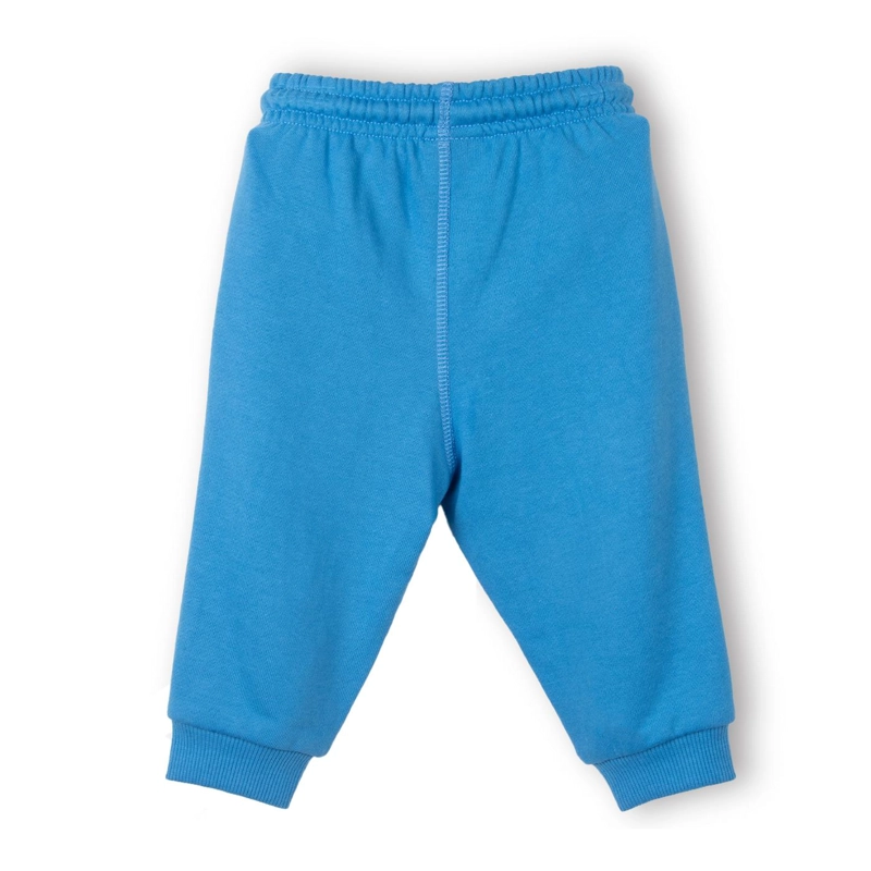 PANTALON BUZO BEBE NIÑO RIB BOLSILLOS AZUL PILLIN - 2