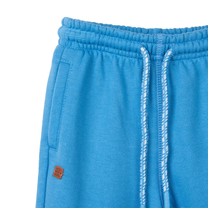 PANTALON BUZO BEBE NIÑO RIB BOLSILLOS AZUL PILLIN - 3