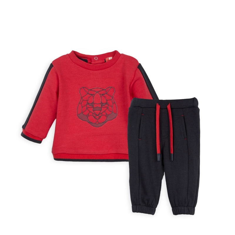 BUZO BEBE NIÑO CUELLO REDONDO DISEÑO TIGRE ROJO PILLIN - 1