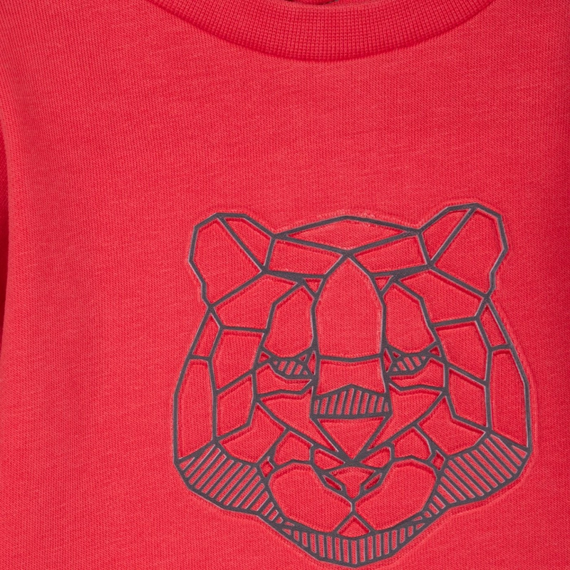 BUZO BEBE NIÑO CUELLO REDONDO DISEÑO TIGRE ROJO PILLIN - 3