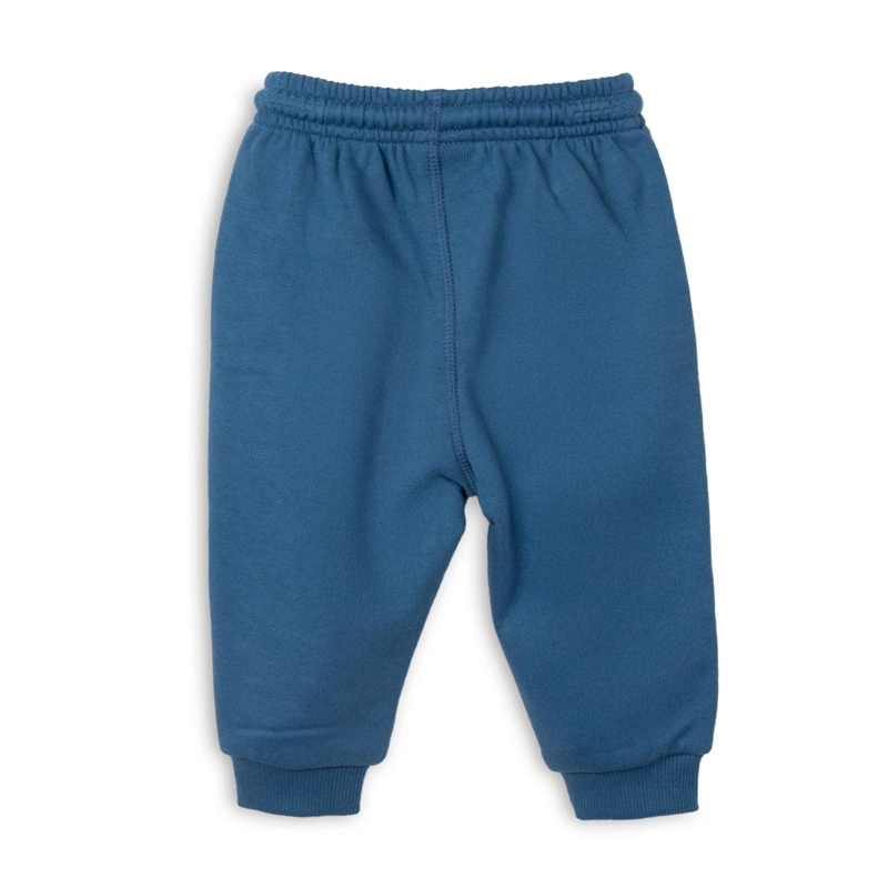 PANTALON BUZO BEBE NIÑO RIB BOLSILLOS AZUL MARINO PILLIN - 2