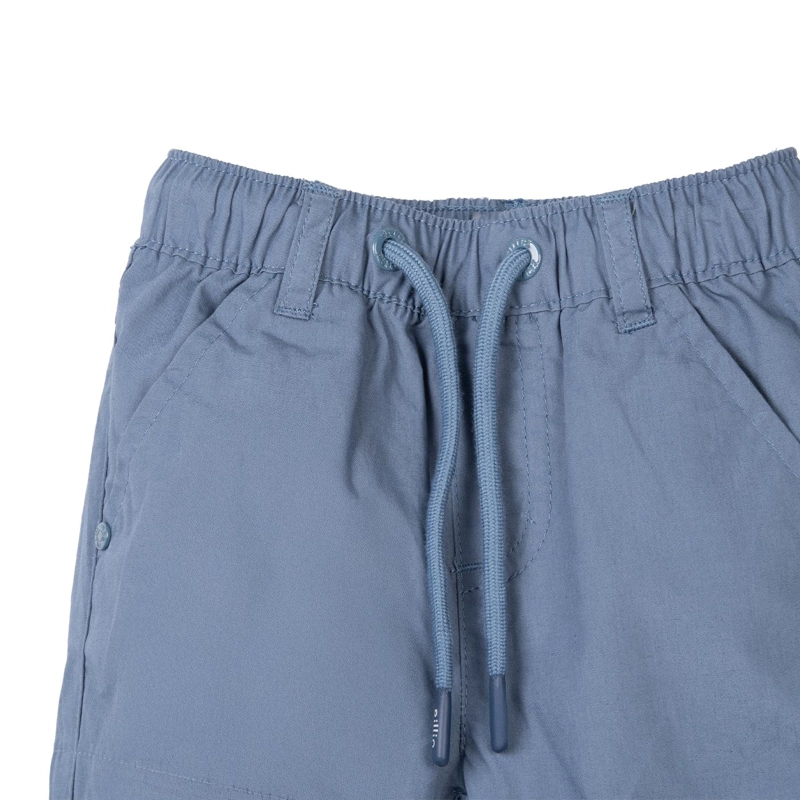 PANTALON BEBE NIÑO CARGO ELASTICADO AZUL PILLIN - 3