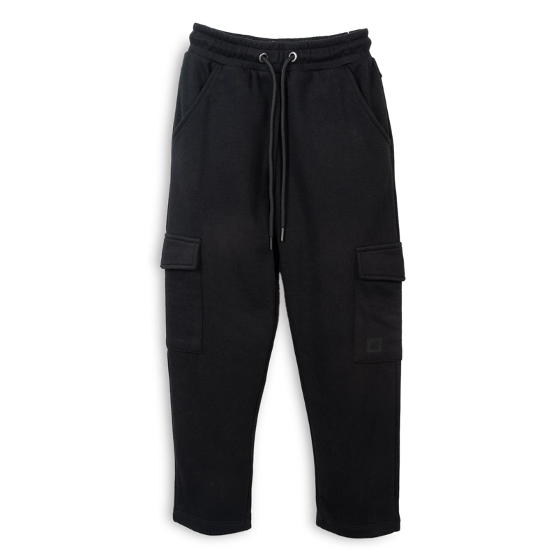PANTALON BUZO NIÑO CARGO NEGRO PILLIN - 1