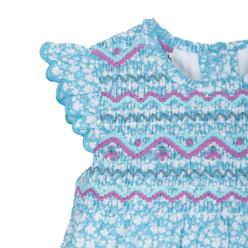 VESTIDO BEBE NIÑA ESTAMPADO FLORAL JACINTO PILLIN - 3