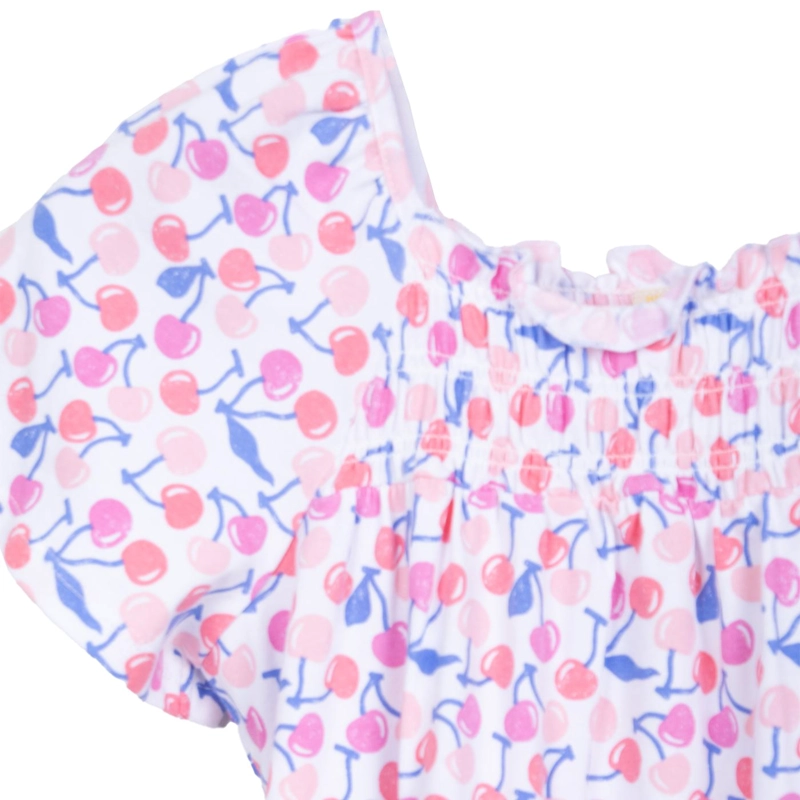 VESTIDO NIÑA ELASTICADO ESTAMPADO CORAL PILLIN - 3