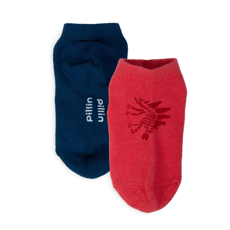 PACK DE 3 CALCETINES BEBE NIÑO ALGODON DINOSAURIOS SURTIDO PILLIN - 3