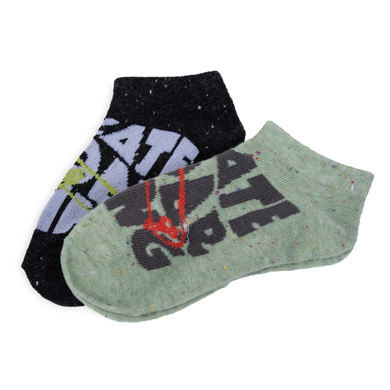 PACK DE 2 CALCETINES NIÑO ALGODON DISEÑO SKATE SURTIDO PILLIN - 2