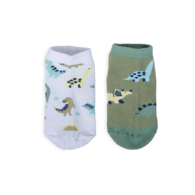 PACK DE 2 CALCETINES BEBE NIÑO ALGODON DINOSAURIOS SURTIDO PILLIN - 3