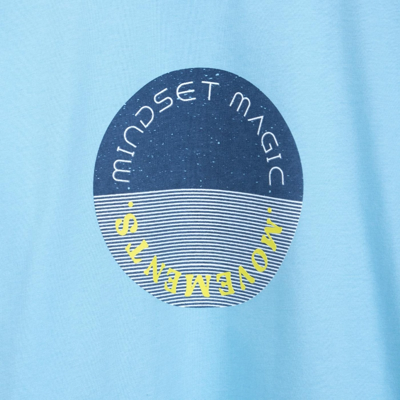 POLERA NIÑO MANGA CORTA ESTAMPADA CELESTE PILLIN - 3