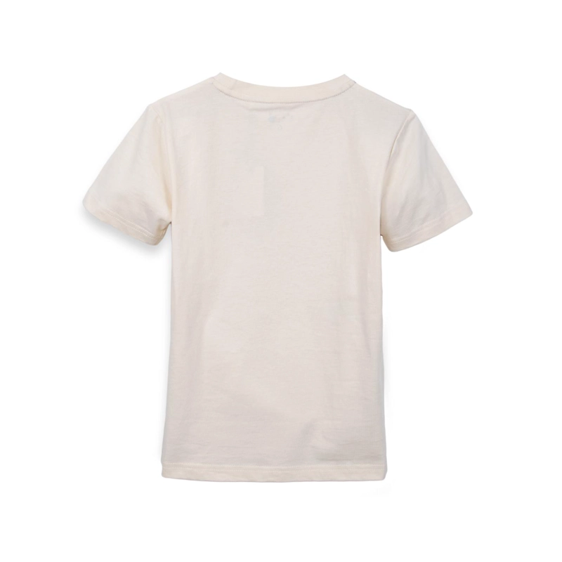POLERA NIÑO MANGA CORTA ESTAMPADO DINO SKATE BEIGE PILLIN - 2