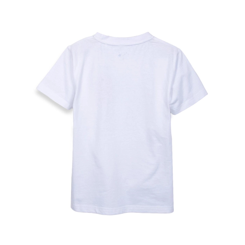 POLERA NIÑO MANGA CORTA ESTAMPADO SELVA BLANCO PILLIN - 2