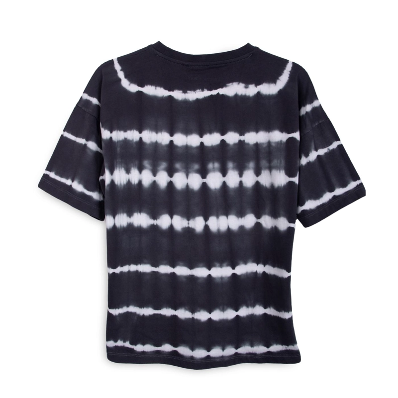 POLERA NIÑO MANGA CORTA TIE-DYE NEGRO PILLIN - 2