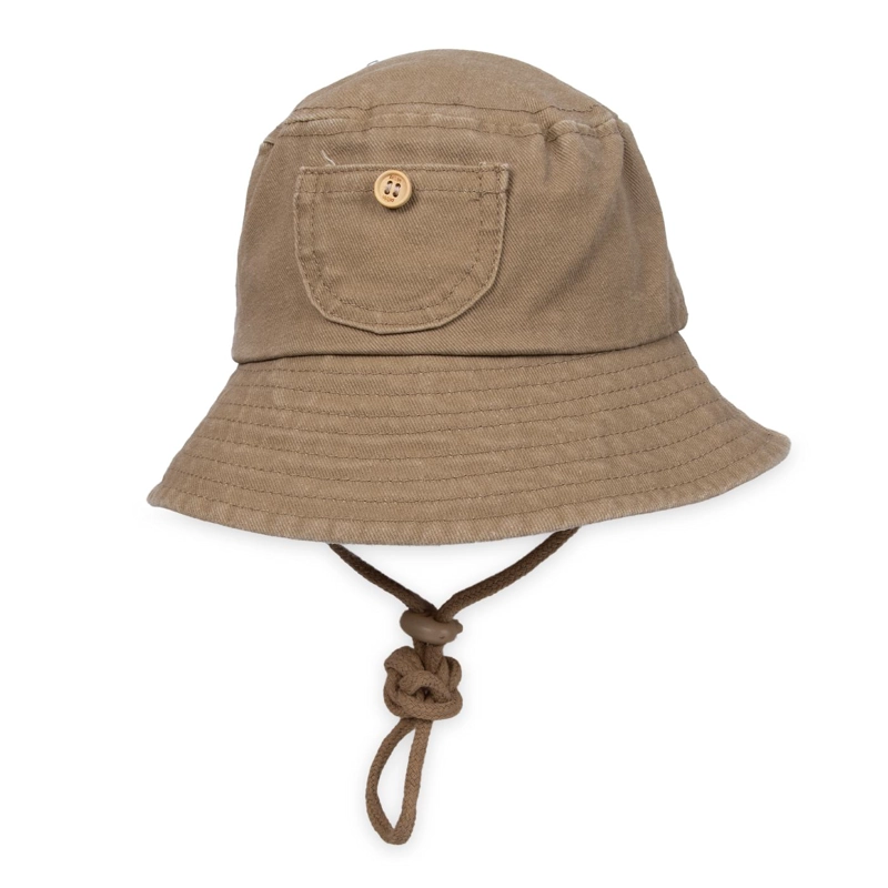 GORRO BEBE NIÑO AJUSTABLE CAFE PILLIN - 1
