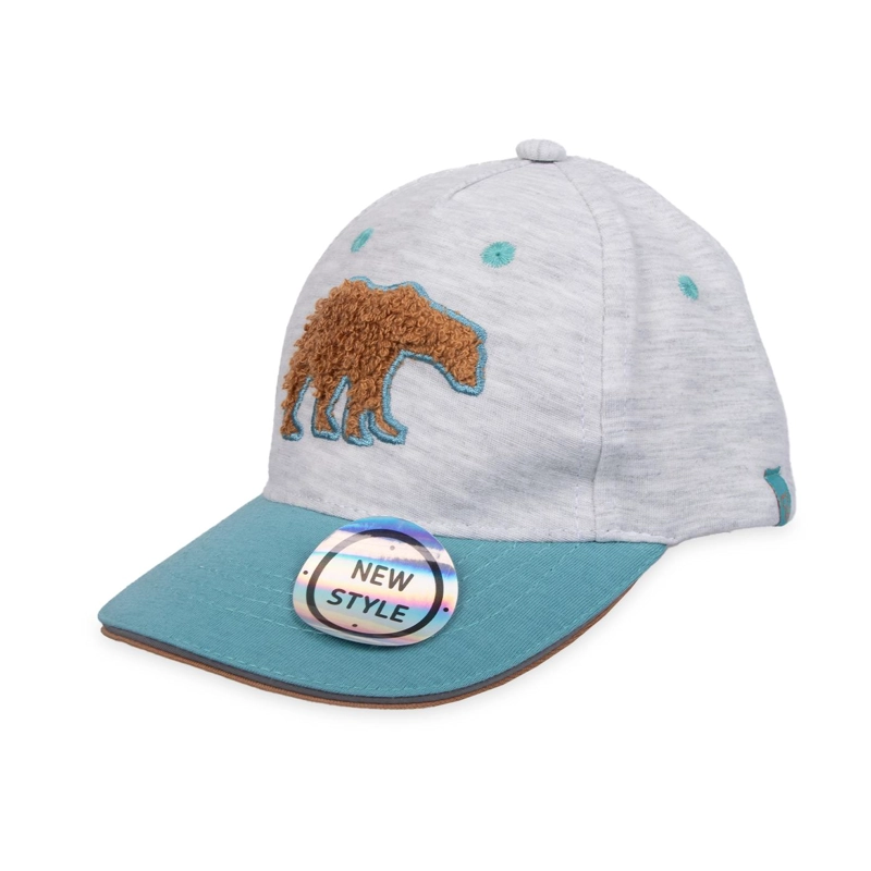 GORRO BEBE NIÑO OSO GRIS PILLIN - 1