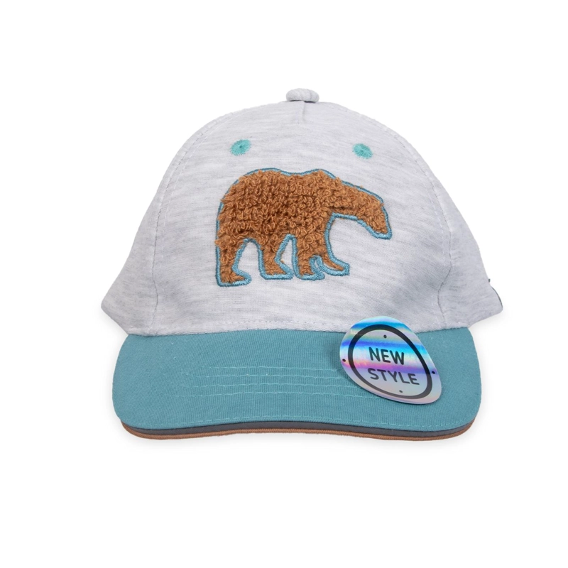 GORRO BEBE NIÑO OSO GRIS PILLIN - 2
