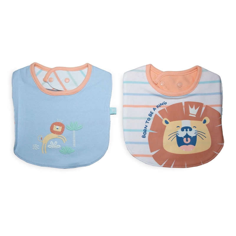 PACK BABEROS RECIE N NACIDO NIÑO ESTAMPADO LEON SURTIDO PILLIN - 1