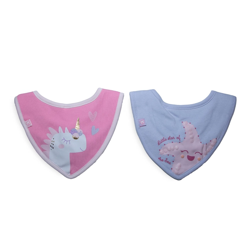 PACK BABEROS RECIE N NACIDO NIÑA DISEÑO SURTIDO PILLIN - 1
